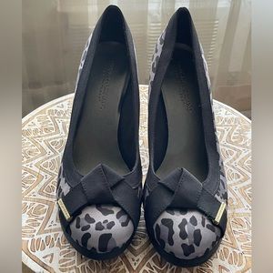 Christian Siriano. Like New grey Leopard size 9 heels